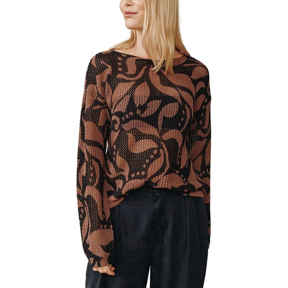 Bella Dahl Womens Crew Neck Sweater